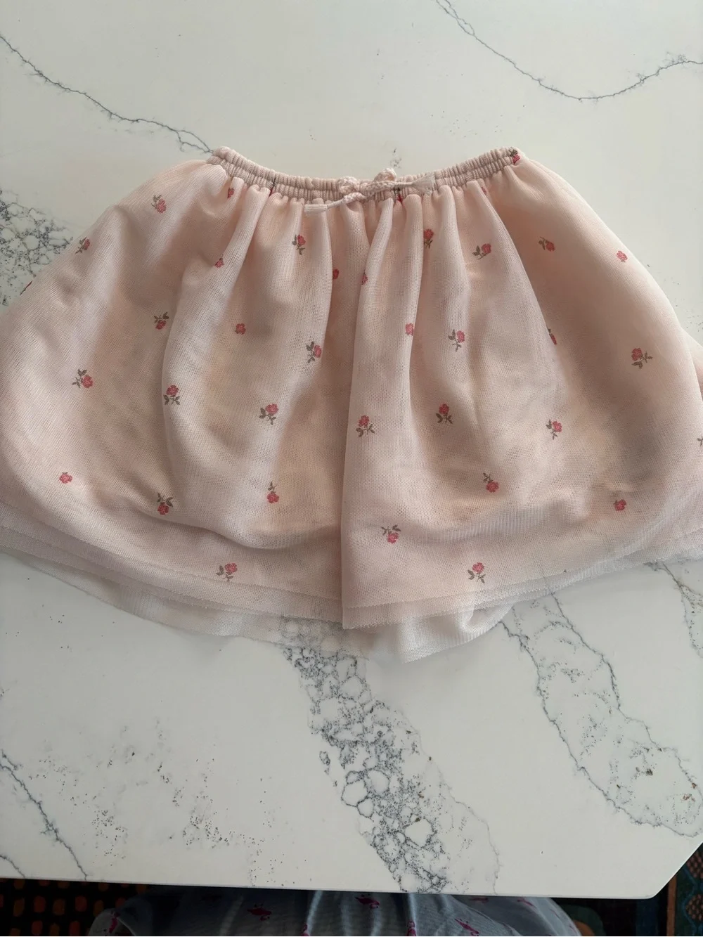 Old Navy Light Pink Floral Skirt